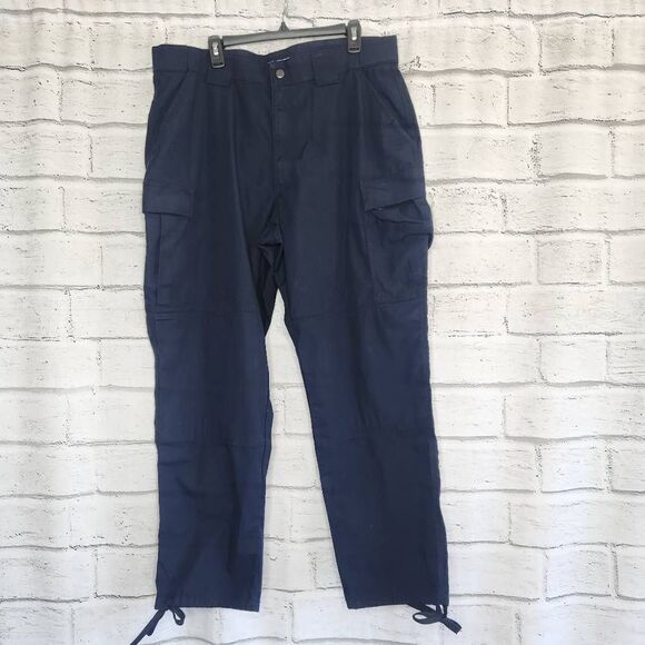 5.11 Tactical Taclite TDU Pant Dark Navy Mens XL Waist 39.5-43 Cargo Uniform - Picture 2 of 12